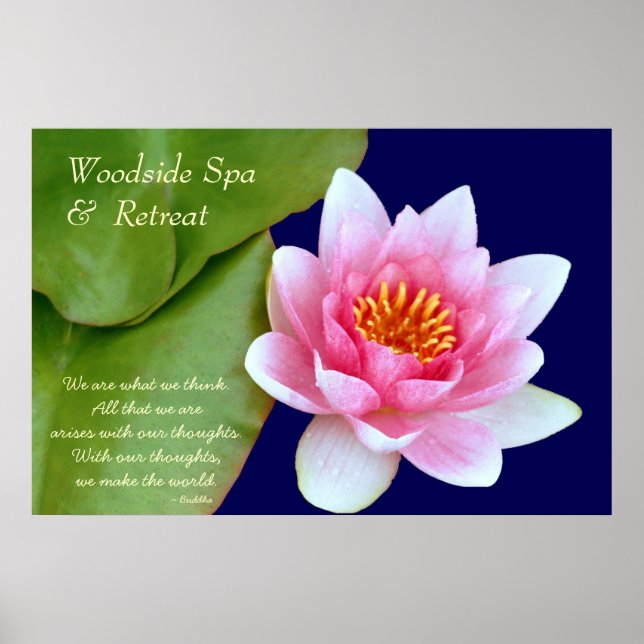 Customizable Spa & Retreat Poster (Front)