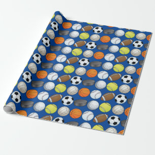 Customizable Sports Wrapping Paper