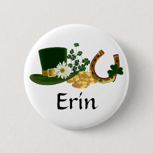 CUSTOMIZABLE St. Patrick's Day Design 6 Cm Round Badge