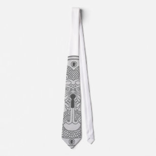 Customizable Stylized Dragon Tie with monogram