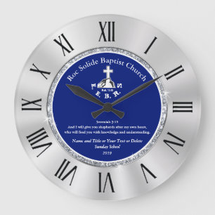 Customizable Sunday School Teacher Gift Ideas Large Clock