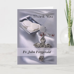 Customizable Thank You Ordination Anniversary Gift Card