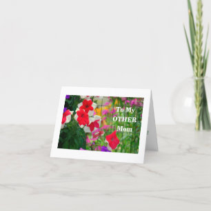 CUSTOMIZABLE, "TO MY OTHER MOM" CARD. CARD