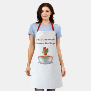 Customizable Tomato & Basil Soup Apron