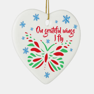 Customizable Transplant Recipient Ceramic Tree Decoration