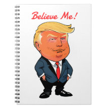 CUSTOMIZABLE TRUMP Spiral Notebook