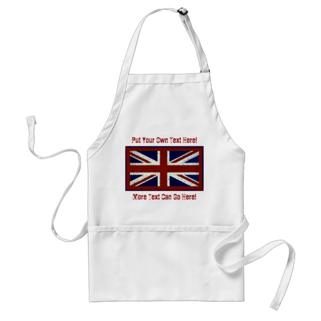 Customizable Union Jack Standard Apron (Front)
