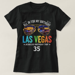 Customizable Vegas Birthday Group Trip Shirt 
