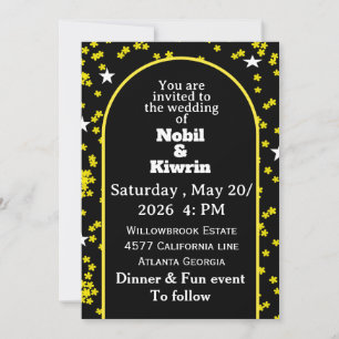 Customizable Wedding Invitation   Elegant 