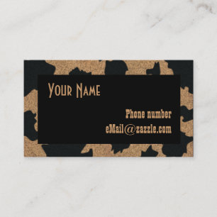 CUSTOMIZABLE Western Business Cards