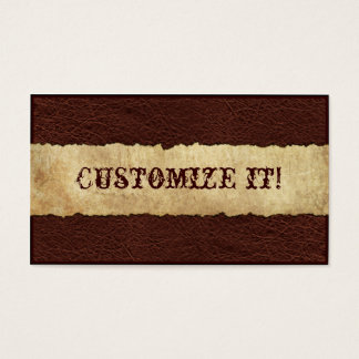 CUSTOMIZABLE Western Leather