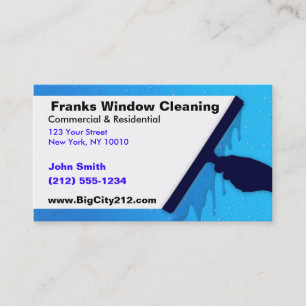 CUSTOMIZABLE Window Cleaning BC Business Card