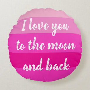 Customizable Words Round Cushion