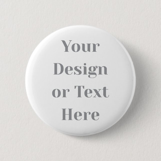 Customizable Your Design or Text Here Personalized 6 Cm Round Badge (Front)