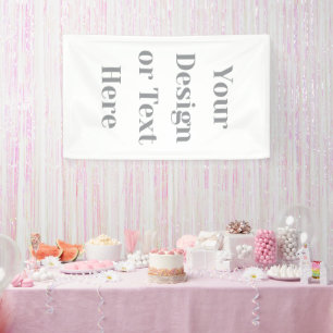 Customizable Your Design or Text Here Personalized Banner