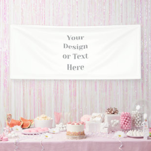 Customizable Your Design or Text Here Personalized Banner