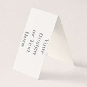 Customizable Your Design or Text Here Personalized Business Card