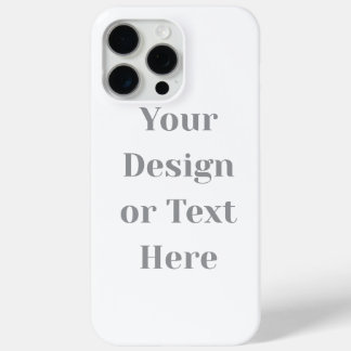 Customizable Your Design or Text Here Personalized iPhone 15 Pro Max Case