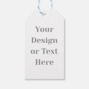 Customizable Your Design or Text Here Personalized Gift Tags