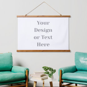 Customizable Your Design or Text Here Personalized Hanging Tapestry