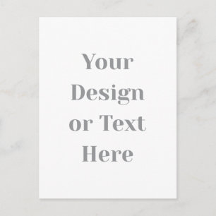 Customizable Your Design or Text Here Personalized Invitation Postcard