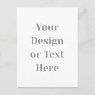 Customizable Your Design or Text Here Personalized Invitation Postcard