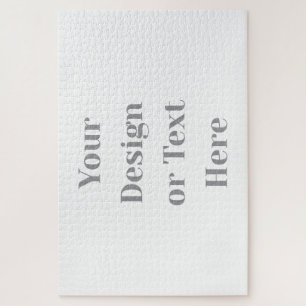 Customizable Your Design or Text Here Personalized Jigsaw Puzzle