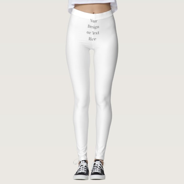 Customizable Your Design or Text Here Personalized Leggings (Front)