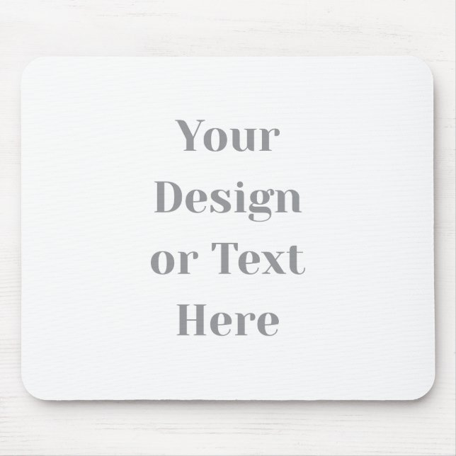 Customizable Your Design or Text Here Personalized Mouse Mat (Front)