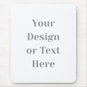 Customizable Your Design or Text Here Personalized Mouse Mat