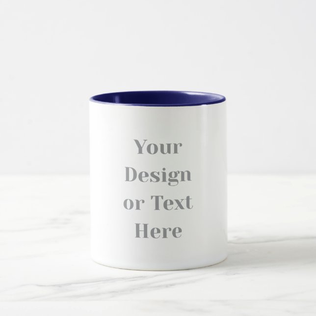Customizable Your Design or Text Here Personalized Mug (Center)