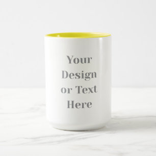 Customizable Your Design or Text Here Personalized Mug