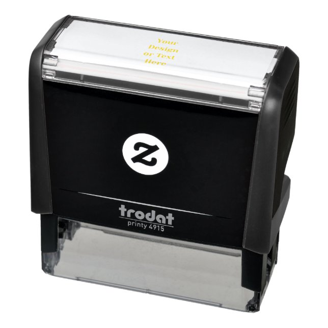 Customizable Your Design or Text Here Personalized Self-inking Stamp (Product)
