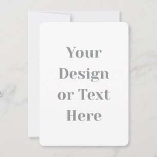 Customizable Your Design or Text Here Personalized Thank You Card