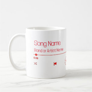 Customizable Your Favorite Music Coffee Mug