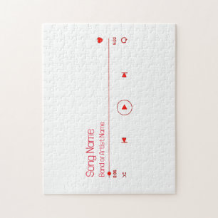 Customizable Your Favorite Music Jigsaw Puzzle