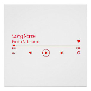 Customizable Your Favorite Music Poster