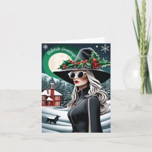 Customizable Yuletide Christmas Card