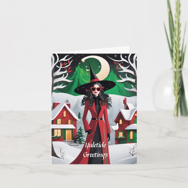 Customizable Yuletide Christmas Card (Front)