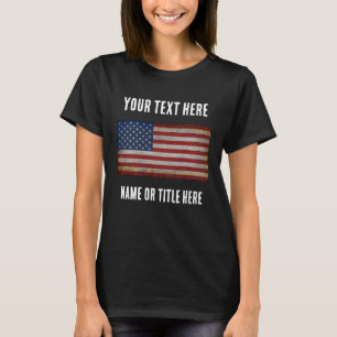 CUSTOMIZABLED COUNTRY FLAG SOUVENIR GIFT T-Shirt