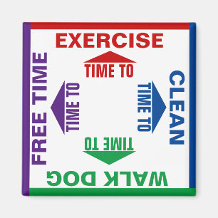 Customize Activities & Chores Magnet