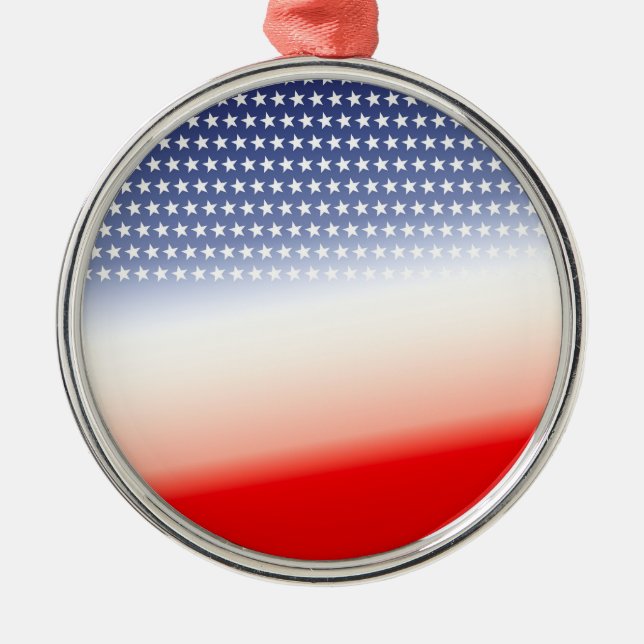 Customize Americana Metal Tree Decoration (Front)