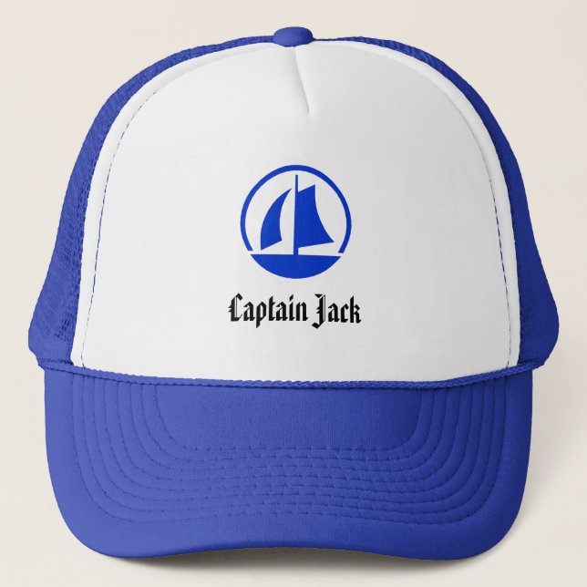 Customize "Captain Jack" Sailor's Father's Day Hat (Front)