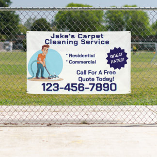 Customize Carpet Cleaning Business Promotional  Banner
