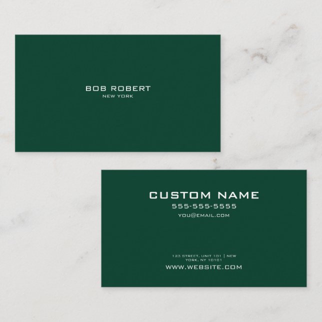 CUSTOMIZE - Create Your Own Custom Business Card (Front/Back)