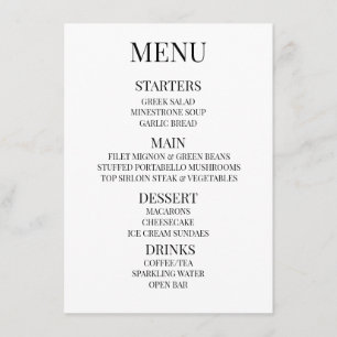 Customize - Create Your Own Custom Menu