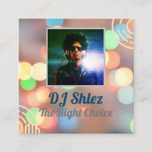 customize DJ business card