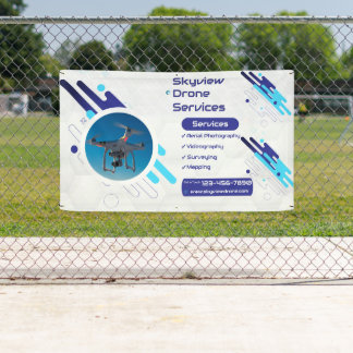 Customize Drone Services Business Promotional Banner