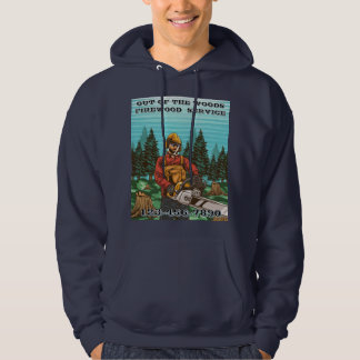 Customize Firewood Sales Business Promotional Hoodie
