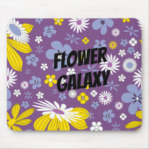 Customize Flower GalaxY Mouse Mat